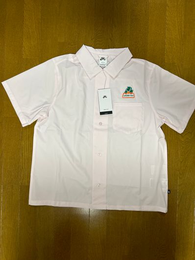 Nike SB x Jarritos Bowling ButtonUp Shirt "Pearl Pink"