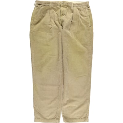 古着 ラルフローレン Ralph Lauren POLO by Ralph Lauren ANDREW PANT ツータック コーデュロイパンツ メンズw37相当/eaa530573