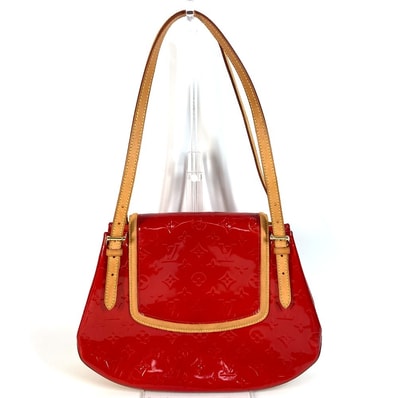 ルイヴィトン LOUIS VUITTON スケインベイGM M91287 モノグラムヴェルニ カバン フラップ カバン 肩掛け ショルダーバッグ モノグラムヴェルニ ルージュ レッド