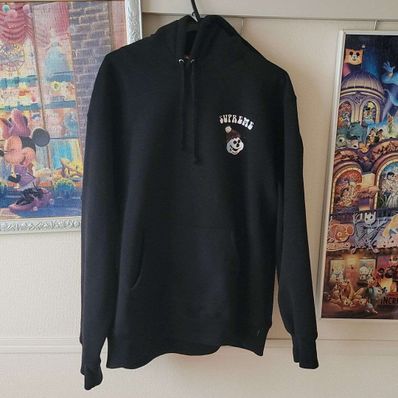 Supreme Snowman Hooded Sweatshirt "Black"
