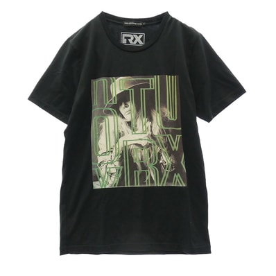 HYSTERIC GLAMOUR ヒステリックグラマー 06201CT03 ROYAL TRUX JENNIFER プリント 半袖 Tシャツ ブラック系 S【中古】