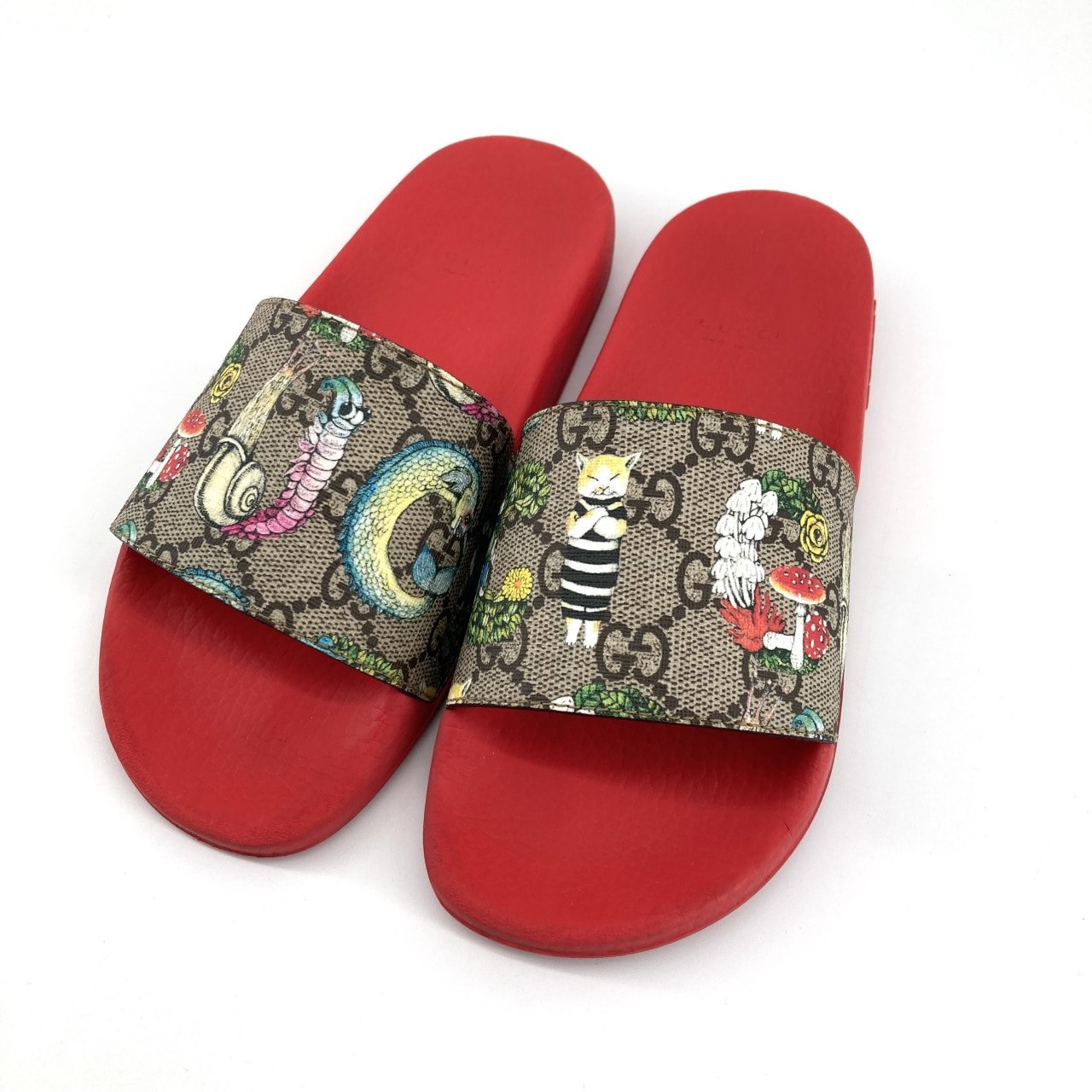GUCCI(グッチ) チルドレンズ×ヒグチユウコ #EU34 508809 サンダル レッド