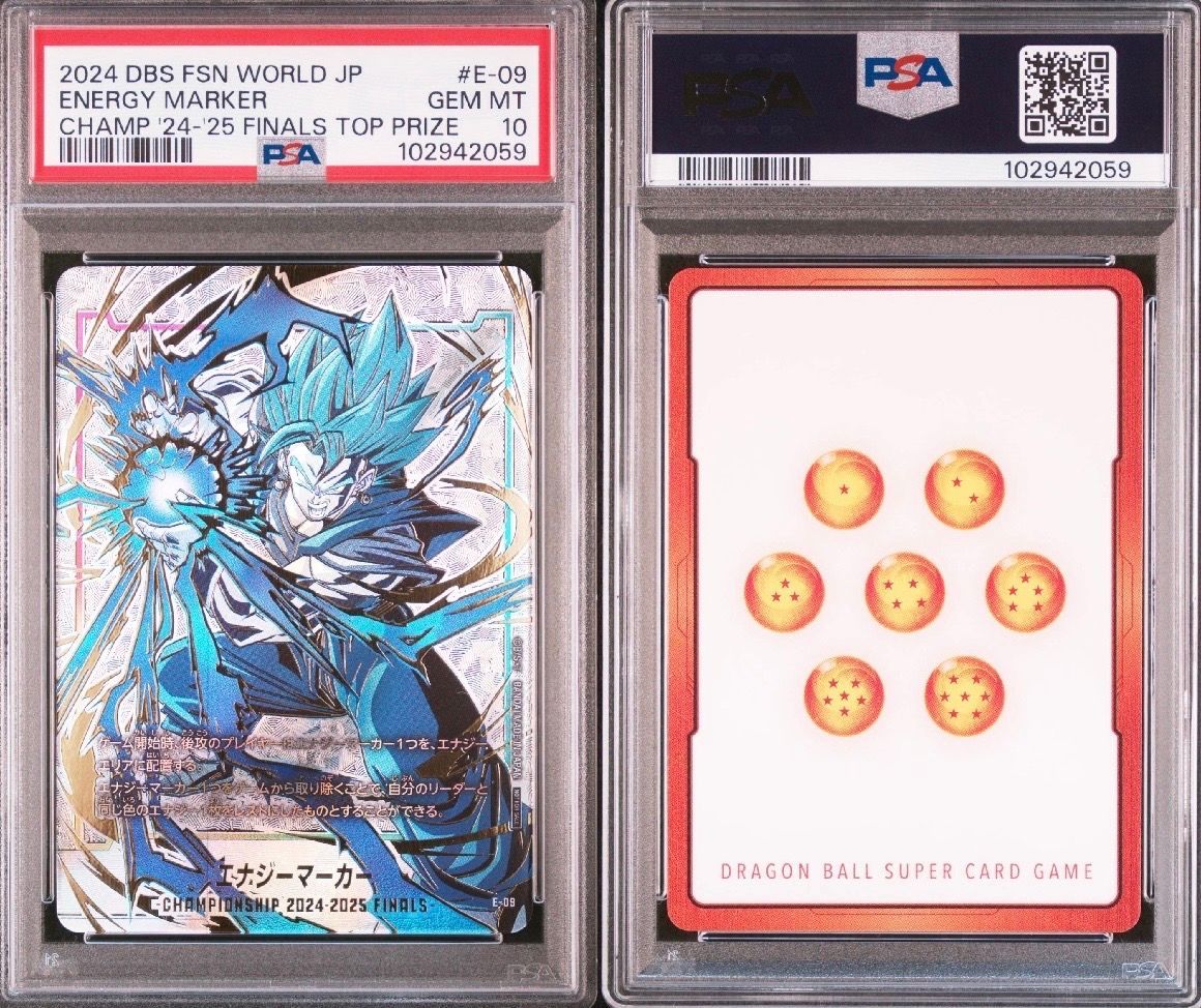 PSA 10]Energy Marker(Vegito) * [E-09](FUSION WORLD 