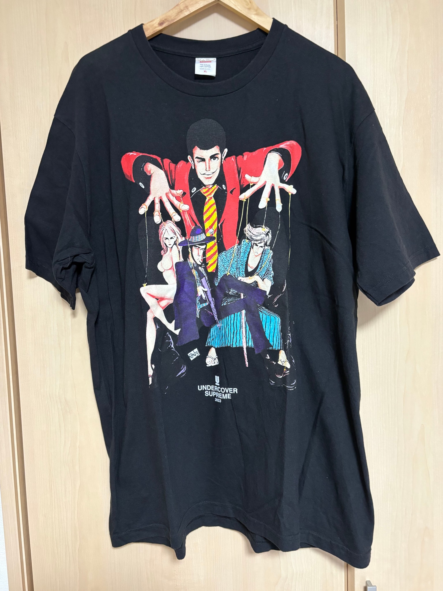Supreme x UNDERCOVER Lupin Tee "Black"