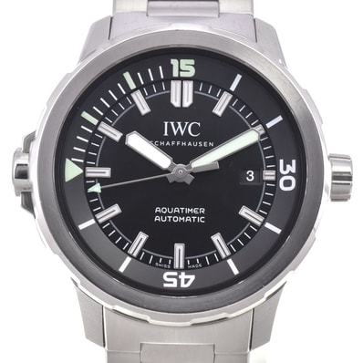 値下 IWC IWC SCHAFFHAUSEN IW329002 アクアタイマー 自動巻き メンズ 良品 箱・保証書付き C#146808