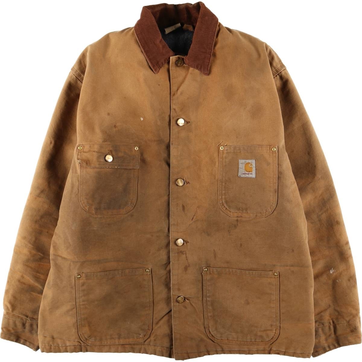 古着 カーハート Carhartt ミシガンチョアコート ダックカバーオール メンズXL相当/eaa599665