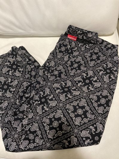 Supreme Bandana Track Pant "Black"