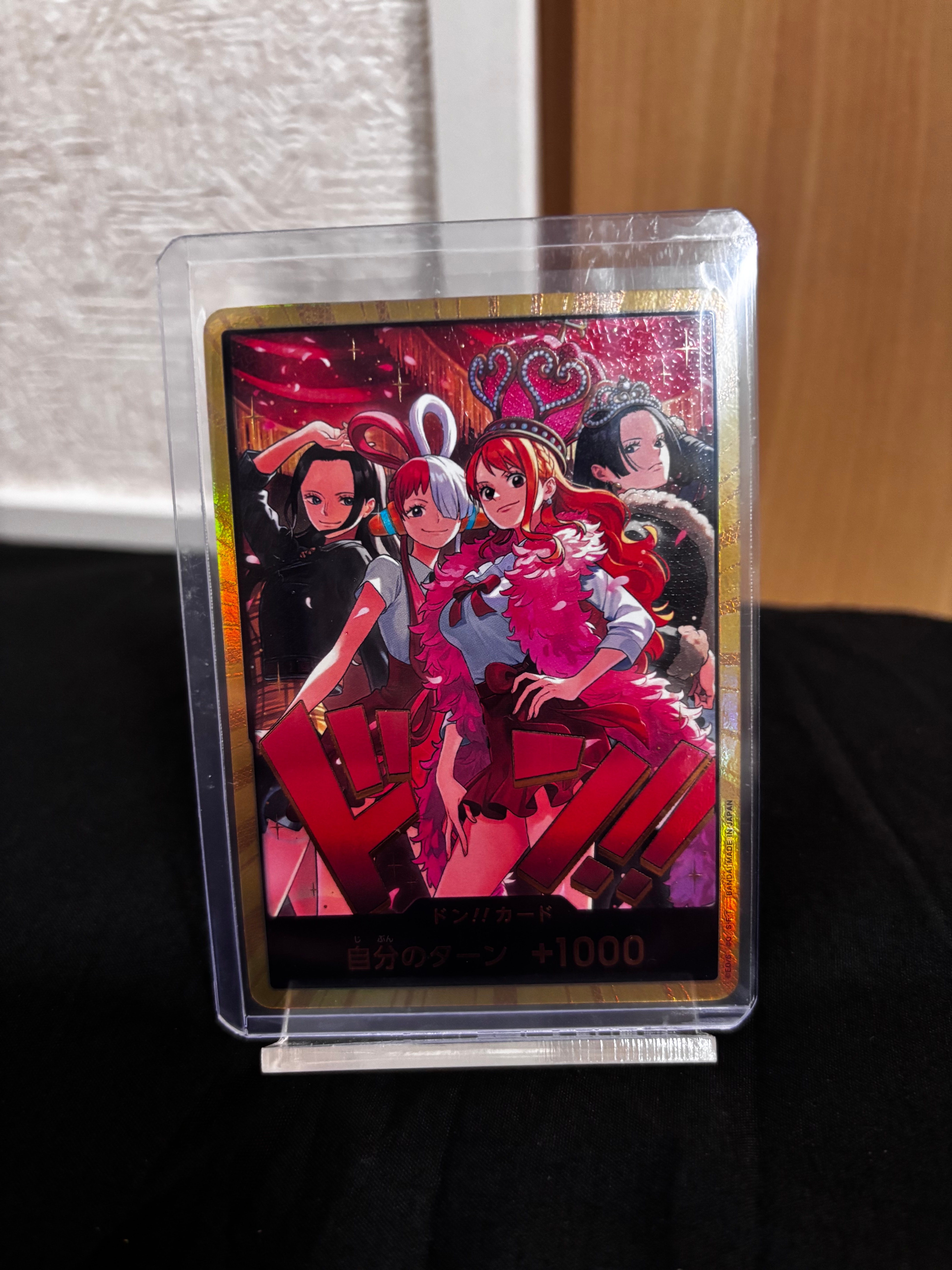 ドン!!カード : ロビン&ウタ&ナミ&ハンコック スーパーパラレル [開封済み](エクストラブースター「ワンピース ヒロインズエディション スペシャルセット」)