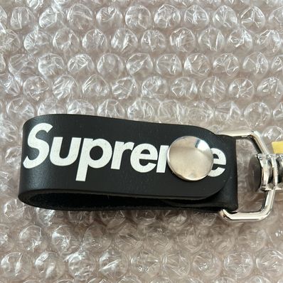 Supreme Leather Key Loop "Black"