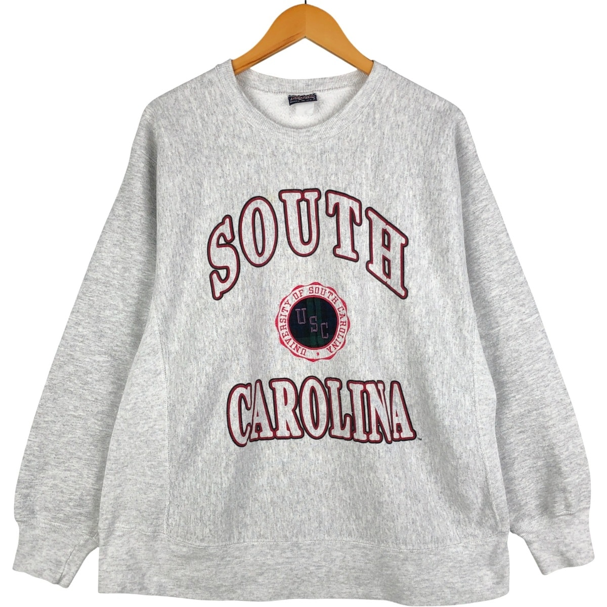 古着 90年代 ジャンスポーツ JANSPORT 3連プリント カレッジスウェットシャツ トレーナー USA製 メンズL相当 ヴィンテージ/eaa582474