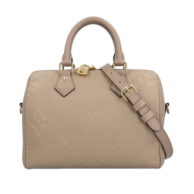 Louis Vuitton Speedy Bandouliere 25 Monogram Empreinte "Turtledove"