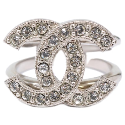 シャネル 【美品】C22C ラインストーン ココマーク