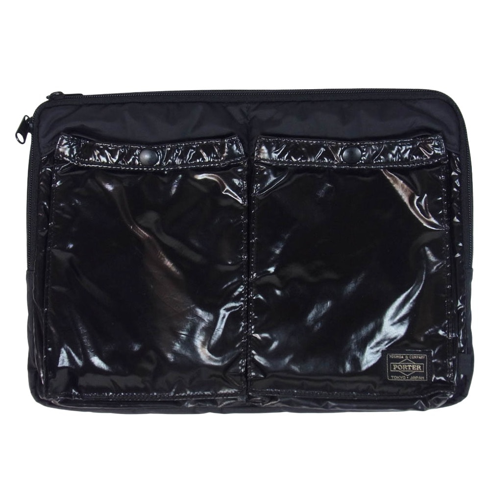 HEAD PORTER ヘッドポーター バッグ ミラージュ クラッチバッグ ポーチ ブラック系【中古】