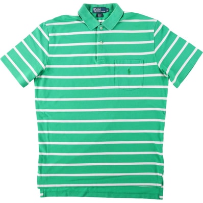 古着 ラルフローレン Ralph Lauren POLO by Ralph Lauren 半袖 ボーダー ポロシャツ メンズM相当/eaa654547