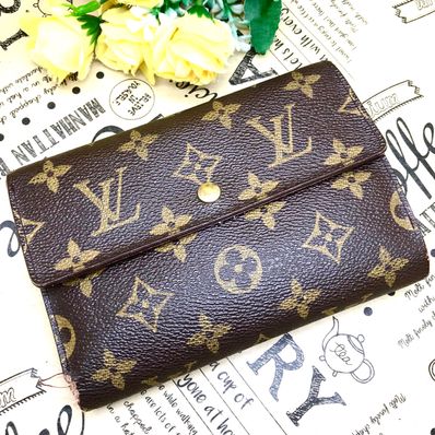 Louis Vuitton Porte Tresor Etui Papier Monogram
