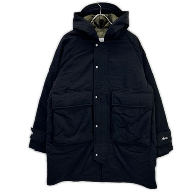 ナンガ 【×MANUAL ALPHABET】MA-J-341 ブラック CITY SLICKER DOWN COAT 2