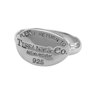 TIFFANY&Co. ティファニー リターントゥ オーバル リング・指輪
SV925 11号 シルバー 新品仕上済 ユニセックス
【中古】