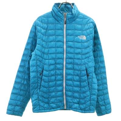 THE NORTH FACE ノースフェイス ライト 中綿ジャケット S 水色 TC8Q アウトドア ポケッタブル