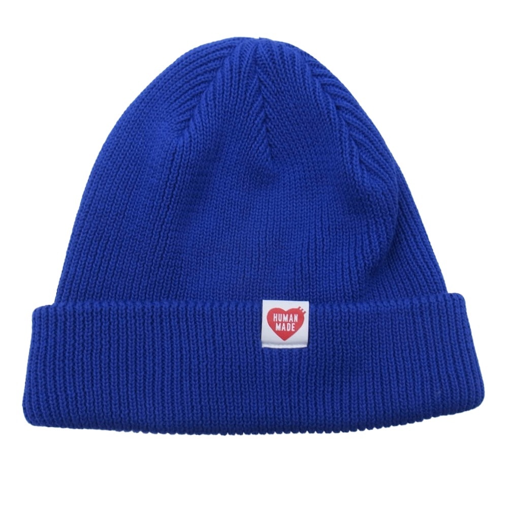 HUMAN MADE ヒューマンメイド ニットキャップ HM29GD053 CLASSIC BEANIE クラシック ビーニー ブルー系【美品】【中古】