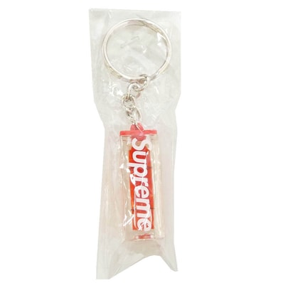 Supreme シュプリーム 18AW Level Keychain レベル キーチェーン キーホルダー 水平器 レッド系【新古品】【未使用】【中古】
