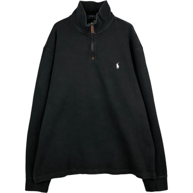 古着 ラルフローレン Ralph Lauren POLO RALPH LAUREN ハーフジップスウェットシャツ トレーナー メンズL相当/eaa591515