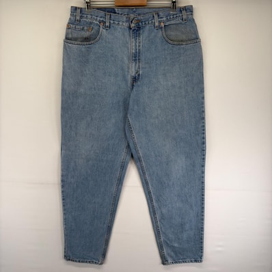 古着 リーバイス Levi's USA製 パンツ 560 5ポケット テーパード バギー ジーンズ ジーパン w38 L32 ブルー系 メンズ