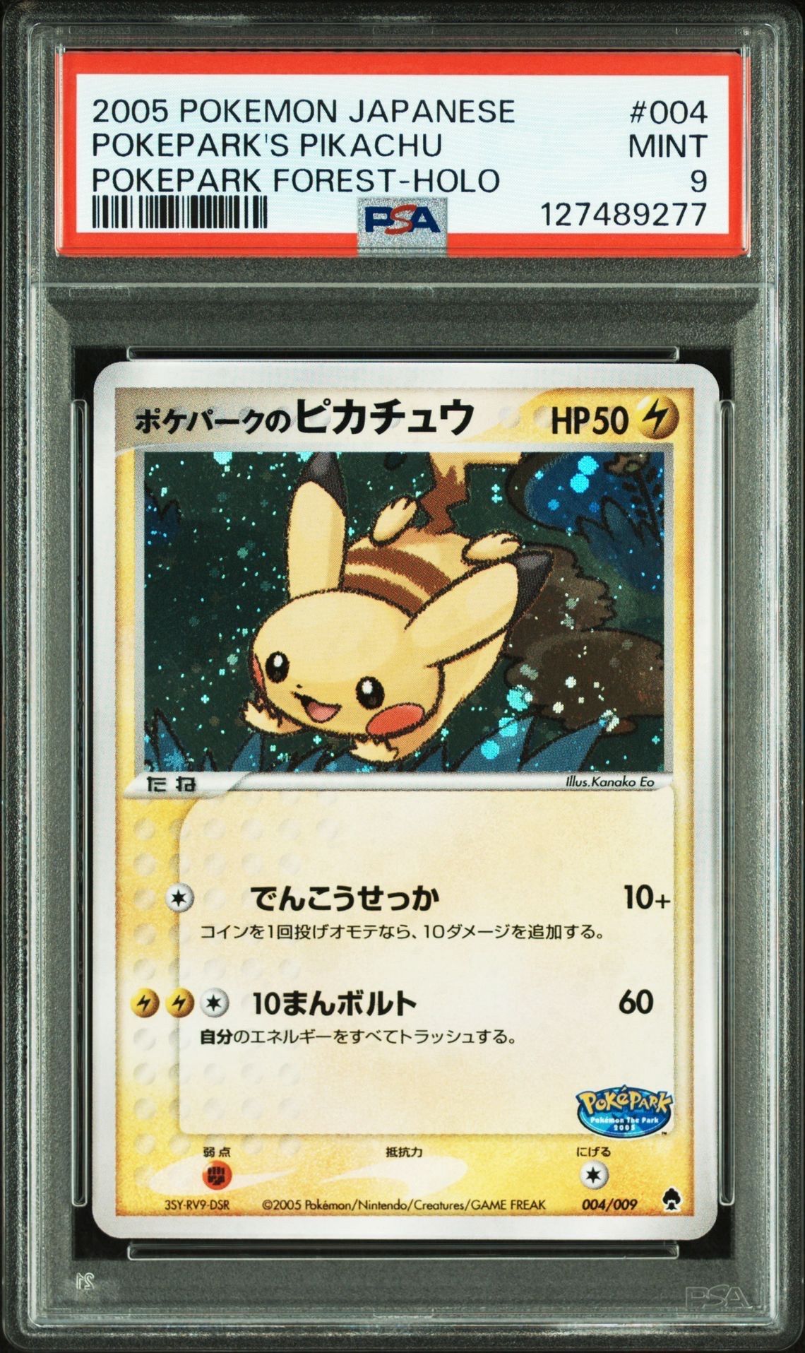 希少品　ポケパークのピカチュウ　004/009　Pokémon　ポケモンカード 希少品 ポケパークのピカチュウ 004/009 Pokémon ポケモンカード