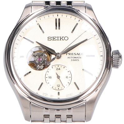 セイコー 【美品】SARJ007 6R5J PRESAGE Classic Series プレザージュ シースルーバック 自動巻き