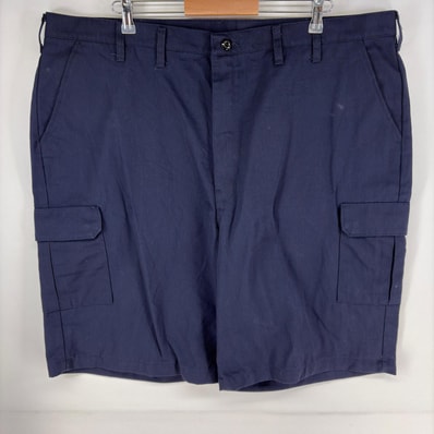 古着 レッドキャップ RED KAP パンツ ワーク カーゴ ショーツ ハーフパンツ ジッパーフライ w46 ネイビー系 メンズ