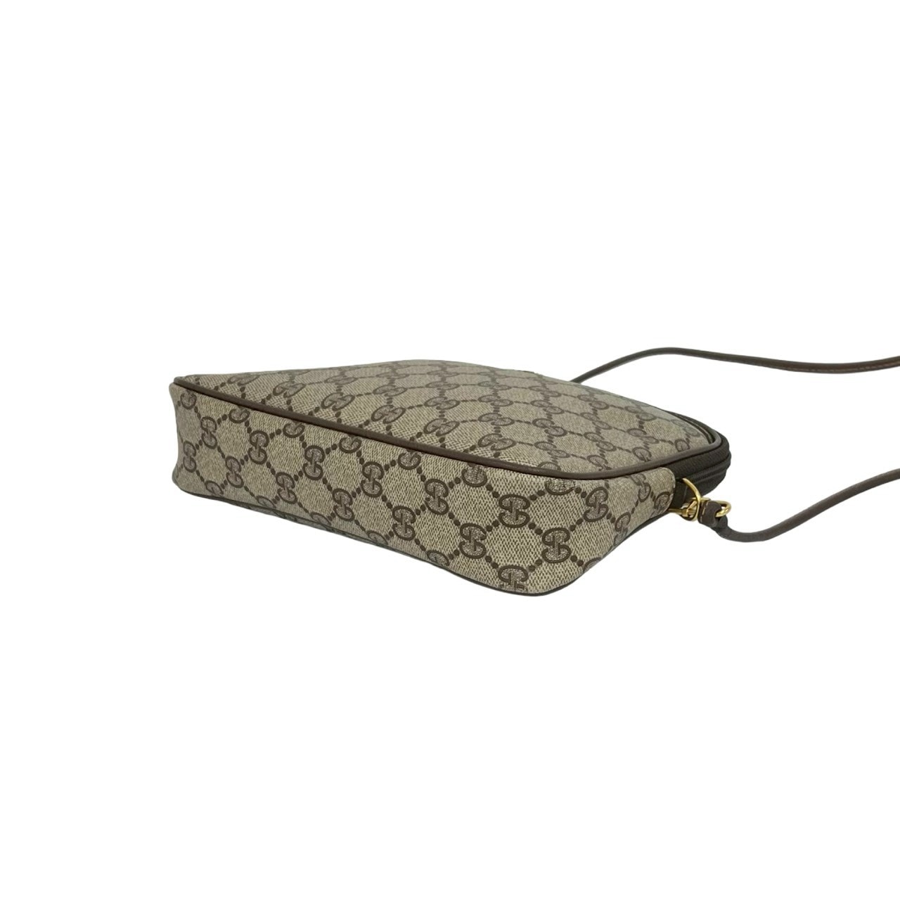 B (目立った傷や汚れなし)】GUCCI グッチ GG ロゴ 柄 金具 レザー PVC