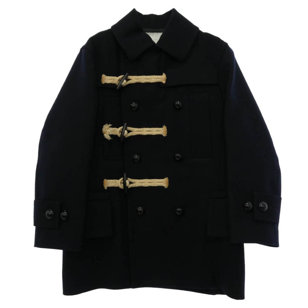 Sacai サカイ 24AW 24-03415M Wool Melton Jacket ウール メルトン ジャケット ネイビー系 2【中古】