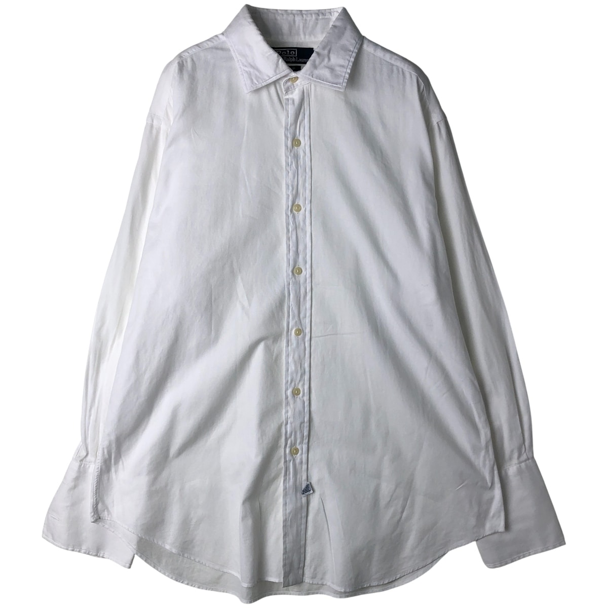 古着 ラルフローレン Ralph Lauren POLO by Ralph Lauren PHILIP 長袖 コットンシャツ カフスシャツ メンズL相当/eaa611398