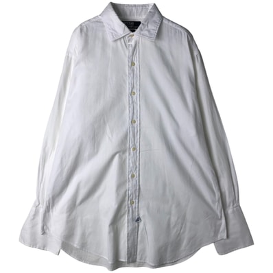 古着 ラルフローレン Ralph Lauren POLO by Ralph Lauren PHILIP 長袖 コットンシャツ カフスシャツ メンズL相当/eaa611398