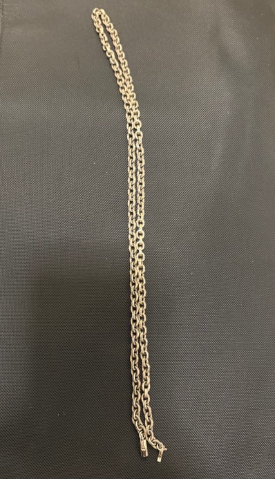 Chrome Hearts Paper Chain Necklace "Silver"