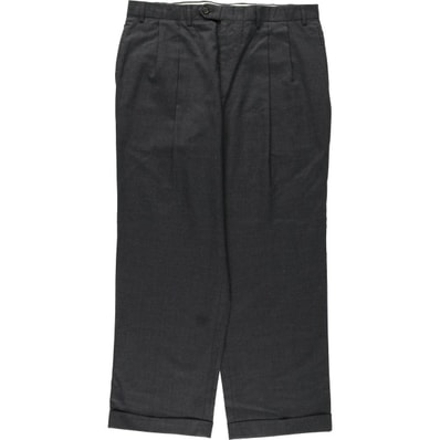 古着 ラルフローレン Ralph Lauren LAUREN ローレン ツータック ウールパンツ スラックス メンズw36相当/eaa643165