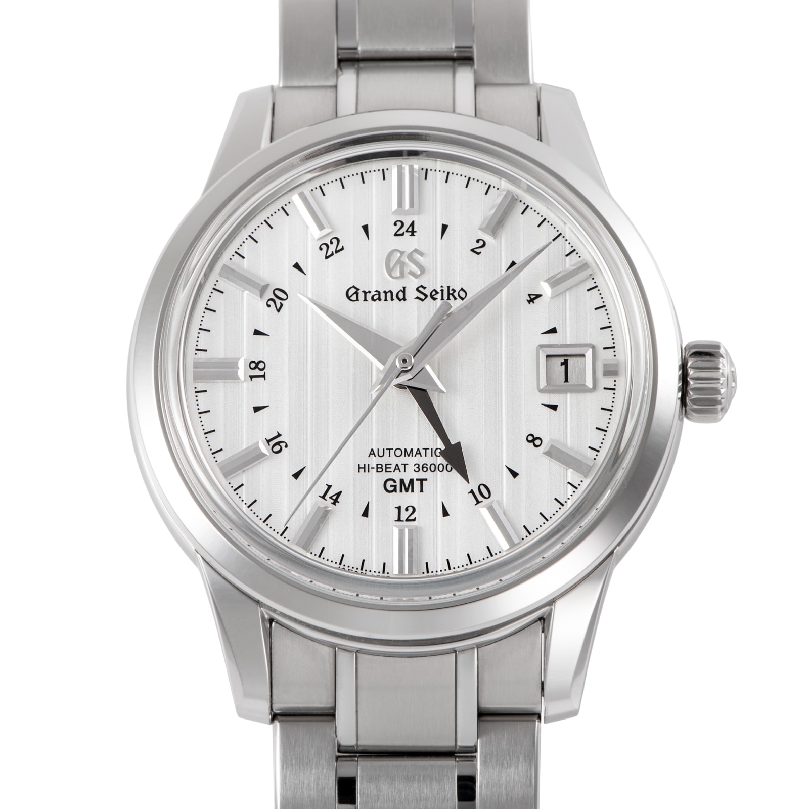 SEIKO セイコー グランドセイコー エレガンスコレクション メカニカルハイビート36000 GMT 雪化床 SBGJ271 ステンレススチール【中古】