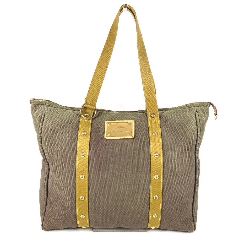 ルイヴィトン LOUIS VUITTON カバGM カバ GM M40083 アンティグア カバン トートバッグ 肩掛け ショルダーバッグ キャンバス ブラウン
