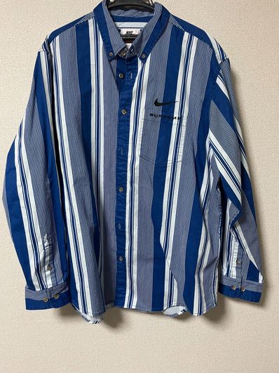 Supreme / Nike® Cotton Twill Shirt "Blue"