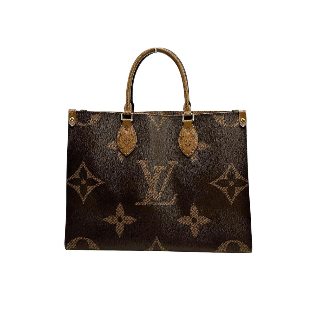 ルイヴィトン LOUIS VUITTON オンザゴーMM M45321 モノグラム・ジャイアントリバース トートバッグ