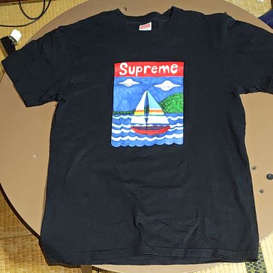 Supreme Sailboat Tee "Black"