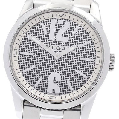 ブルガリ ソロテンポ ST37S クォーツ メンズ 【中古】