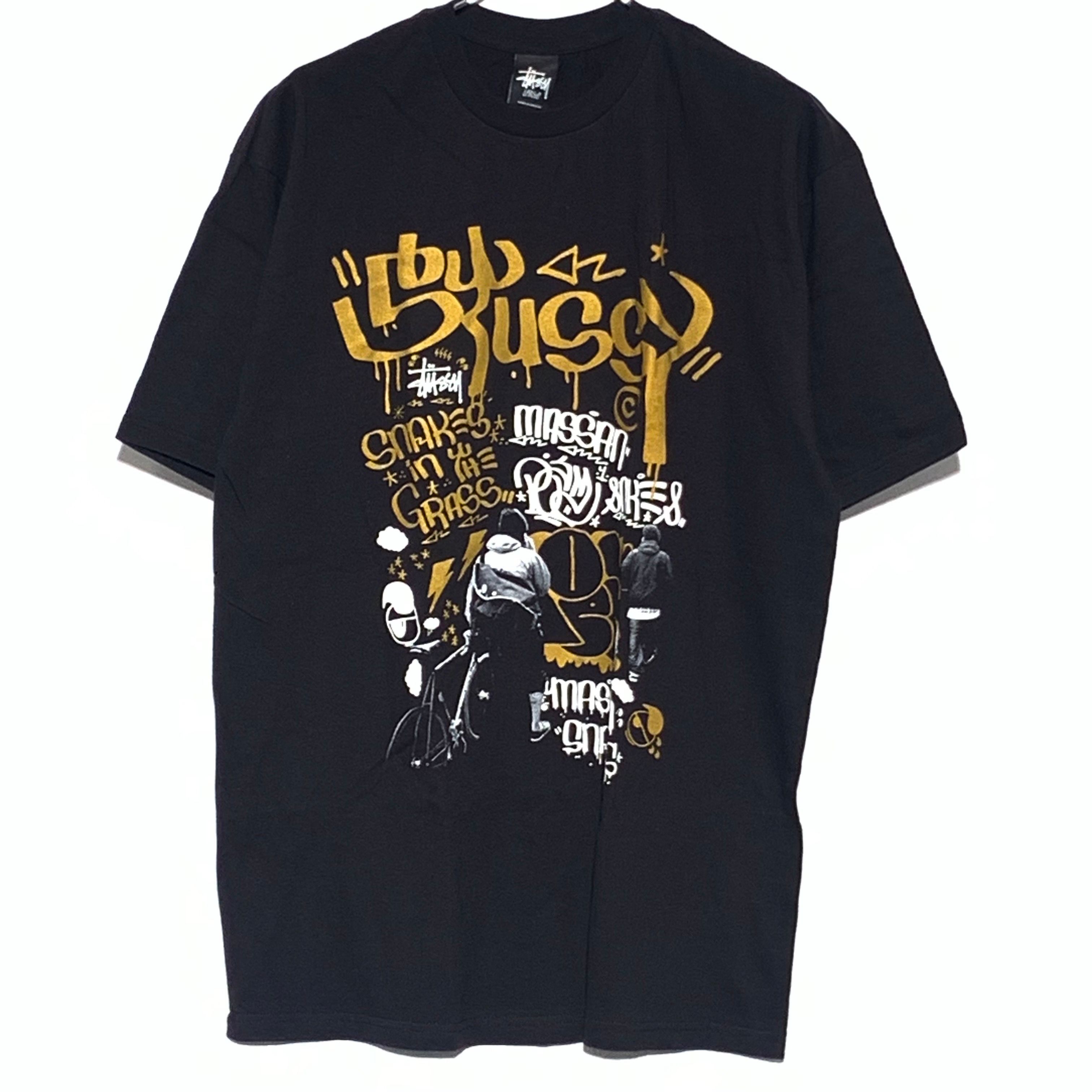 STUSSY×SNAKES IN THE GRASS TEEBlack 2011