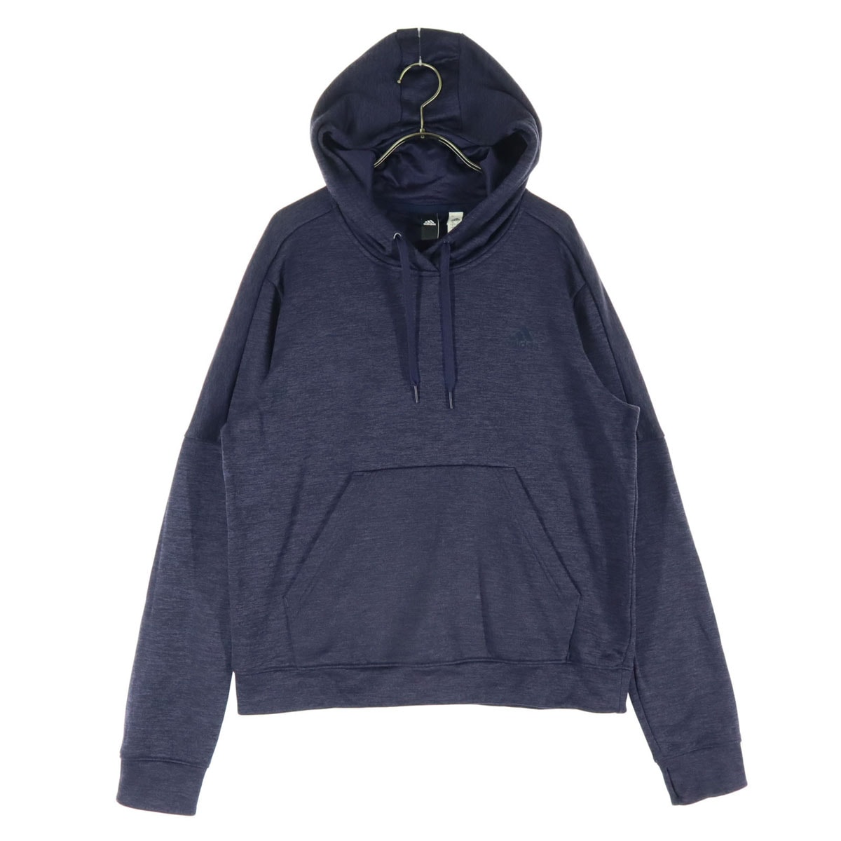 美品 adidas アディダス 長袖 パーカー 4XOT ネイビー