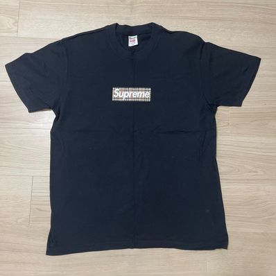 Supreme / Burberry Box Logo Tee "Black"