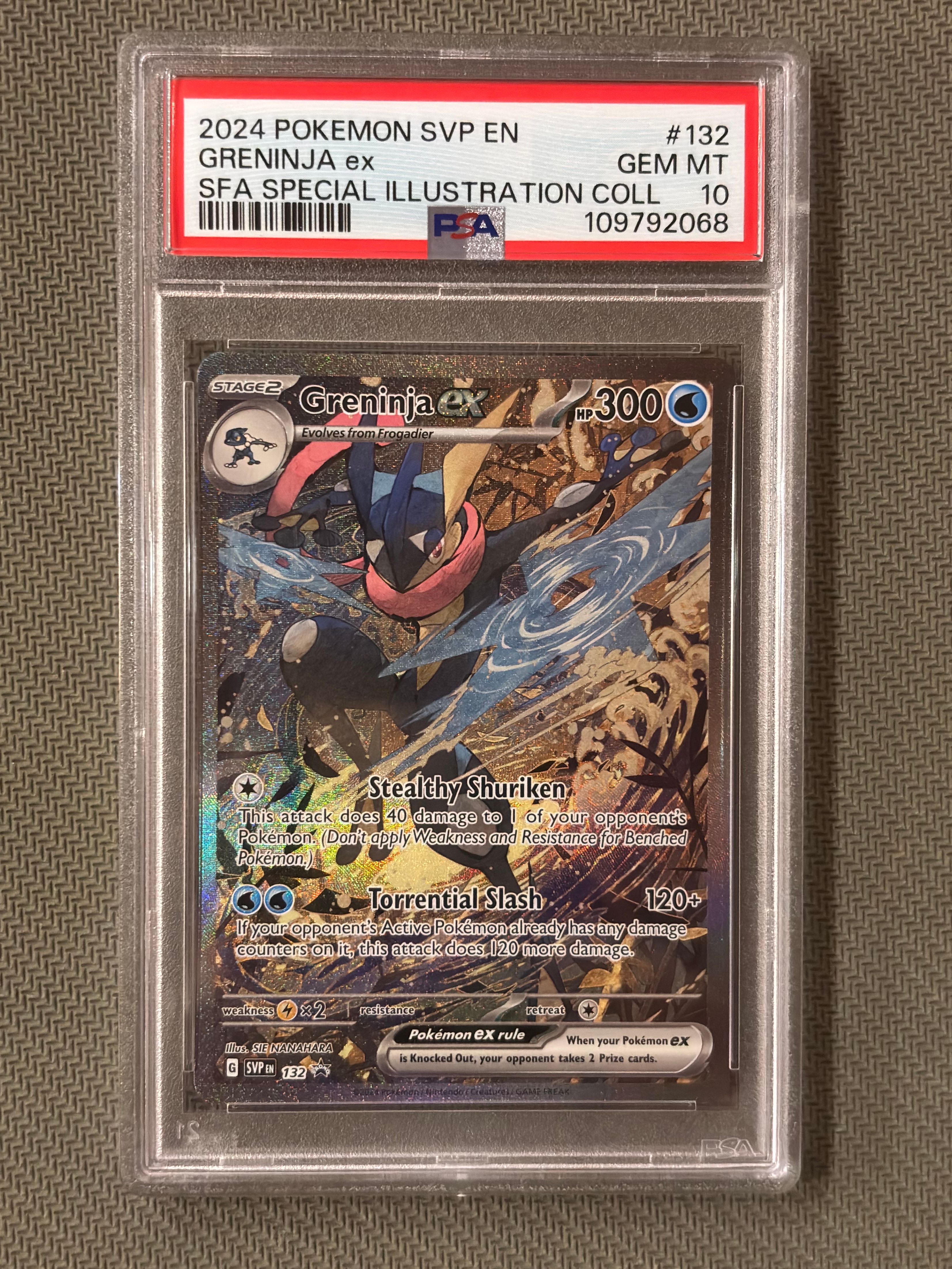 ゲッコウガex P [SVP EN 132]【英語版】(スカーレット&バイオレット「シュラウデッドフェイブル ゲッコウガex スペシャルイラストレーション コレクション」)