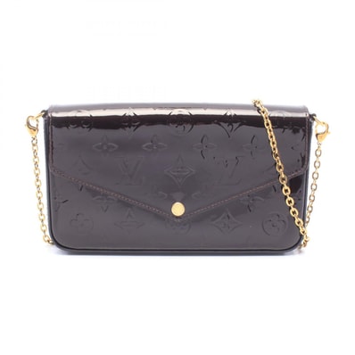 ルイ・ヴィトン LOUIS VUITTON ポシェット フェリシー モノグラムヴェルニ アマラント ショルダーバッグ バッグ レザー レディース パープル系 M61267 【中古】