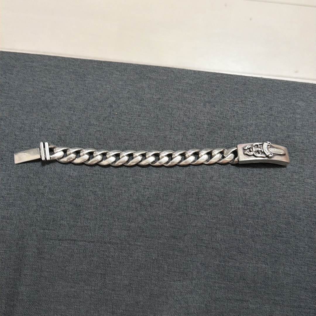 Chrome Hearts ID Classic Link Dagger Bracelet "Silver"
