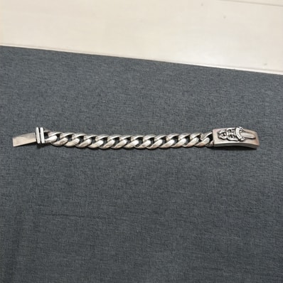 Chrome Hearts ID Classic Link Dagger Bracelet "Silver"