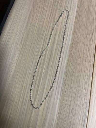 Chrome Hearts Roll Chain Necklace "Silver"