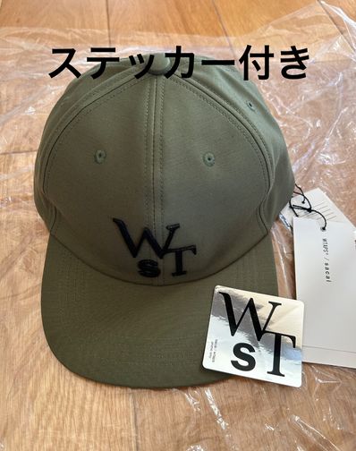 WTAPS x sacai Cotton Back Satin Cap 01 / Cap / Cotton Back Satin "Olive Drab" 2423234D-HT01S / 25-0931S